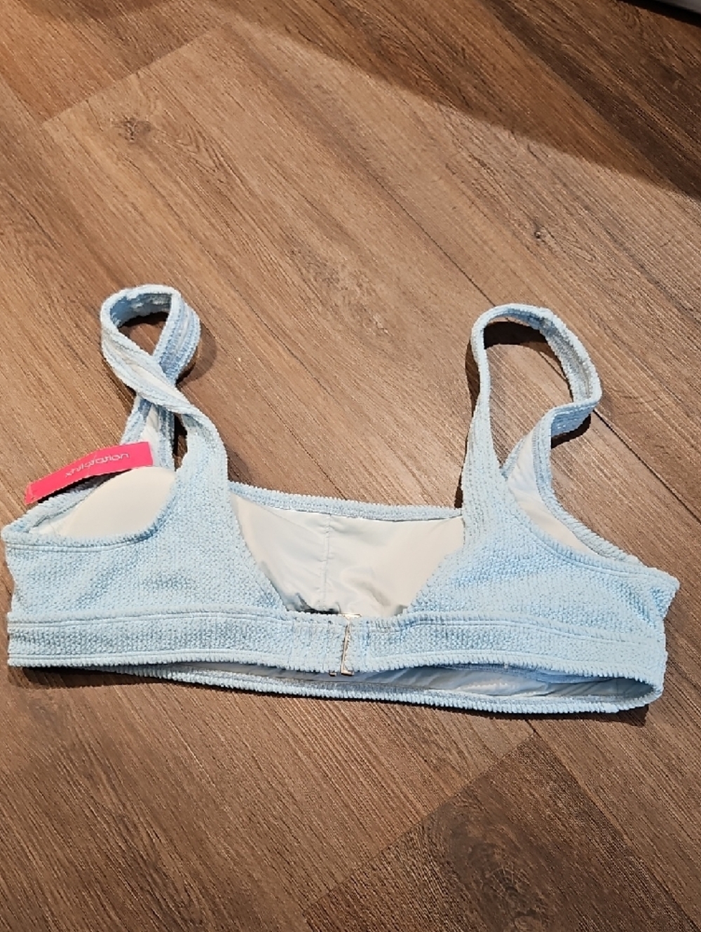 TARGET XHILARATION Bikini Top, Nwt, Sz XL 12-14 - Picture 2 of 4